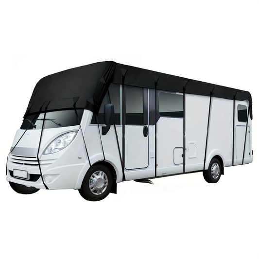 🎃Halloween-tarjous: 50 % ALENNUS!🚐Asuntovaunun ja matkailuauton kattosuojus – 210D Oxford -kangasta, varustettu tukevilla, säädettävillä hihnoilla