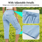 👖 50 %:n ALENNUS rajoitetun ajan! ✨ Kevyet naisten Capri Cargo -housut – 6 taskua, kiristysnauha vyötäröllä, hengittävät 🌿