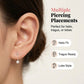 Flower Screw-Back Earrings for Women