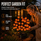 Vedenkestävät Halloween-kurpitsa-aurinkokäyttöiset oksavalot