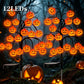 Vedenkestävät Halloween-kurpitsa-aurinkokäyttöiset oksavalot