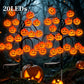 Vedenkestävät Halloween-kurpitsa-aurinkokäyttöiset oksavalot