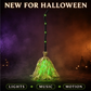 Halloween-koriste: sähköinen noitaharja