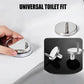 🎉🚽 50 %:N ALENNUS! Tee lopullisesti loppu epävakaista wc-istuimista! 304-ruostumattomasta teräksestä valmistettu kiinnitysruuvisarja — Sopii mihin tahansa wc-istuimeen ilman työkaluja!