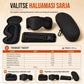 ✈️ 3D Memory Foam Matkatyyny & Pimennettävä Silmämaski – Ergonominen Niskatuki Mukavaan Matkustamiseen