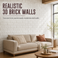 🍃🏆 Viimeisen päivän erikoistarjous: –50 %! ⏰ Uudista seinät hetkessä! Itseliimautuvat 3D-tiilipaneelit 🏡🧱