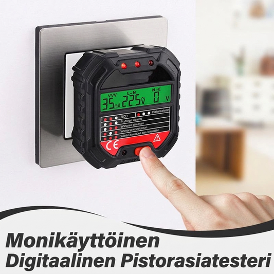 ⏳Rajoitetun ajan erikoistarjous⌛ monitoiminen digitaalinen pistorasia-testauslaite