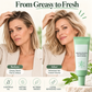 Virkistävä, volyymia antava huuhtelematon kuivashampoogeeli